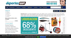 Desktop Screenshot of deportesup.com